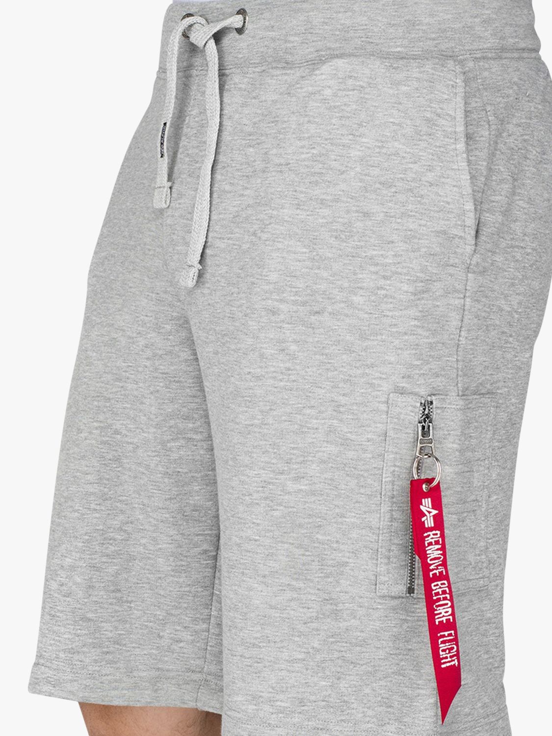 Alpha Industries X-Fit Cargo Sweat Shorts, 17 Grey Heather at John Lewis &  Partners