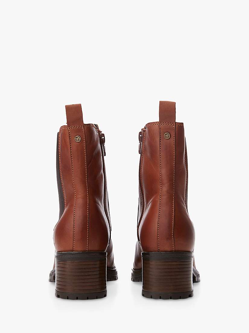 Moda in Pelle Brooklea Leather Chelsea Boots, Tan at John Lewis & Partners