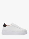 Moda in Pelle Alber Leather Slip-On Trainers, White