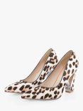 Moda in Pelle Darlene Court Shoes, Leopard Ponyhair