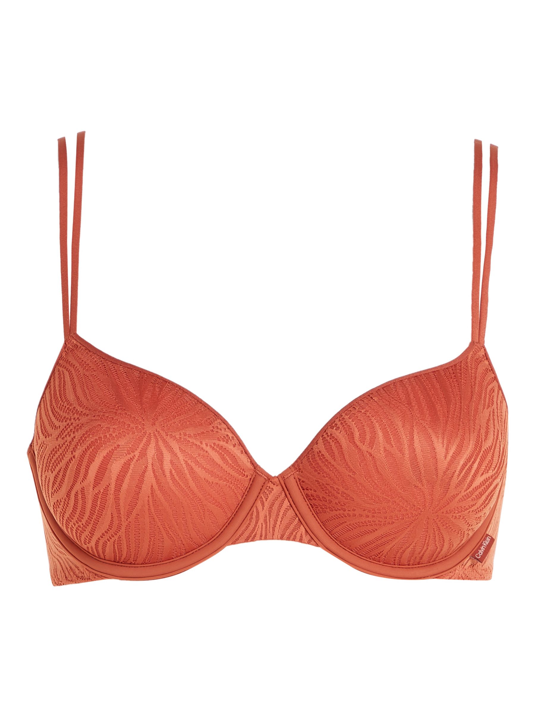 Buy Calvin Klein Pink Sheer Marquisette T-Shirt Bra from the Next UK online  shop in 2023