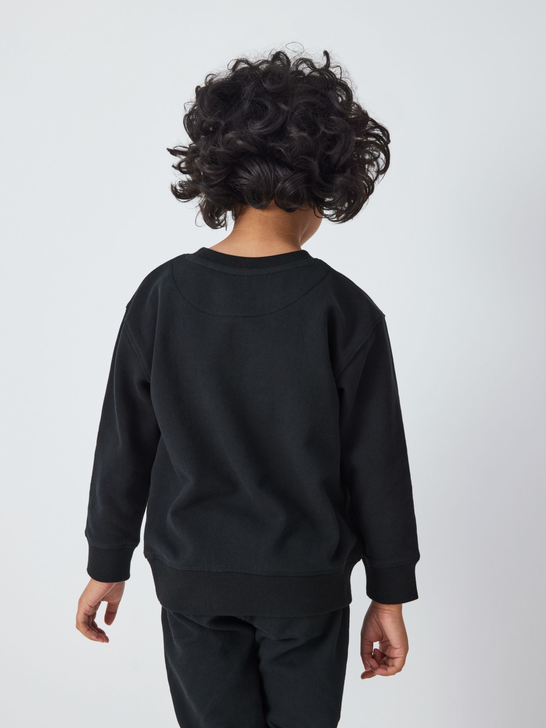 John Lewis Kids' Sweatshirt, Black, 3 years