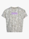 Converse Kids' Boxy T-Shirt, Natural Ivory