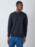 GANT Original Crew Neck Sweatshirt, 093 Grey Melange