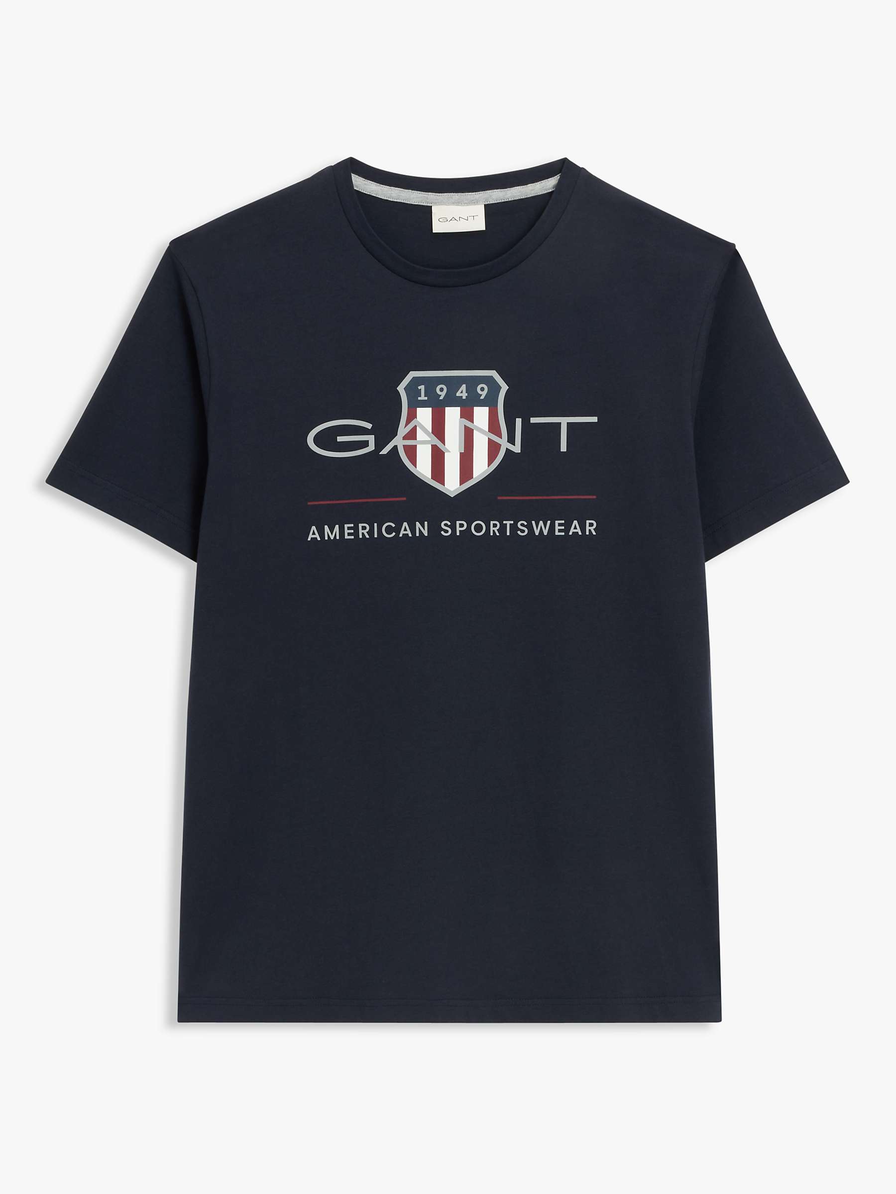Buy GANT Archive Shield Logo T-Shirt Online at johnlewis.com