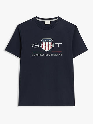 GANT Archive Shield Logo T-Shirt, Navy