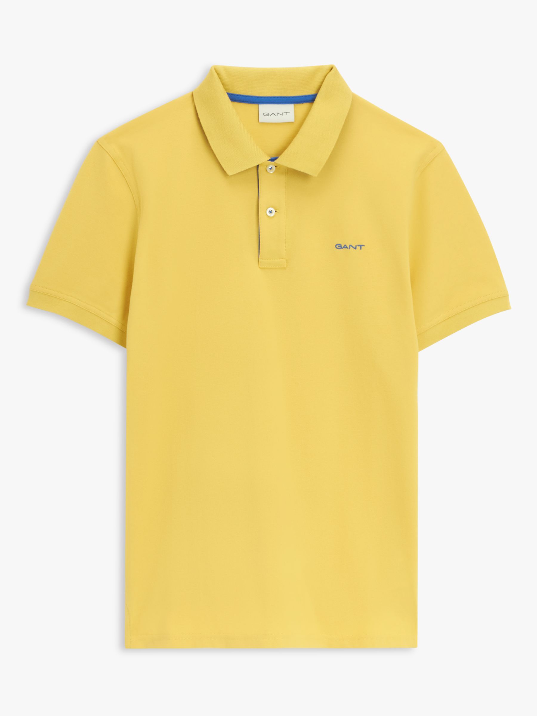 Buy GANT Men's Classic Short-Sleeve Piqué Polo, Light Yellow