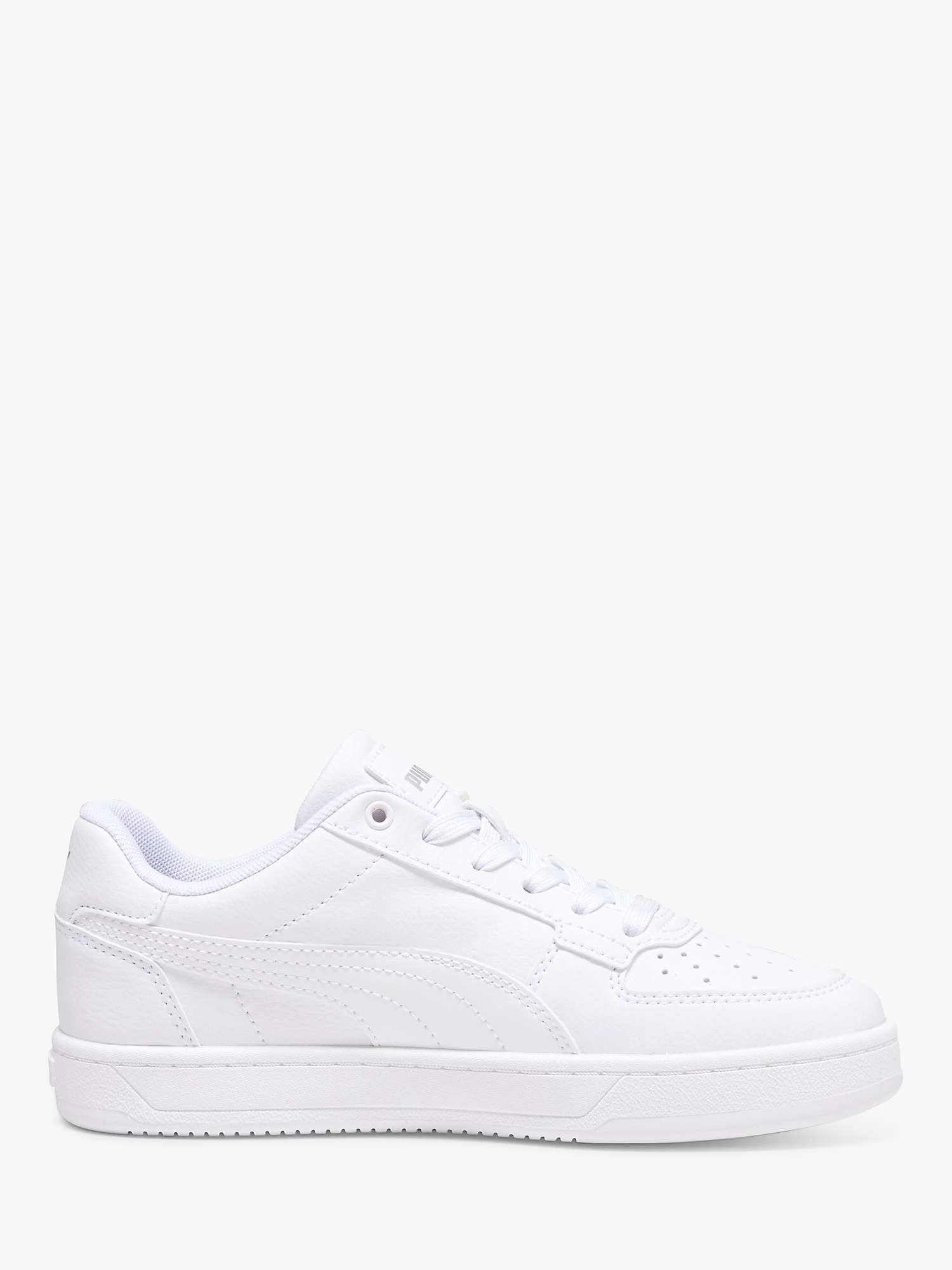 Buy PUMA Kids' Caven 2.0 Lace Up Trainers, White Online at johnlewis.com
