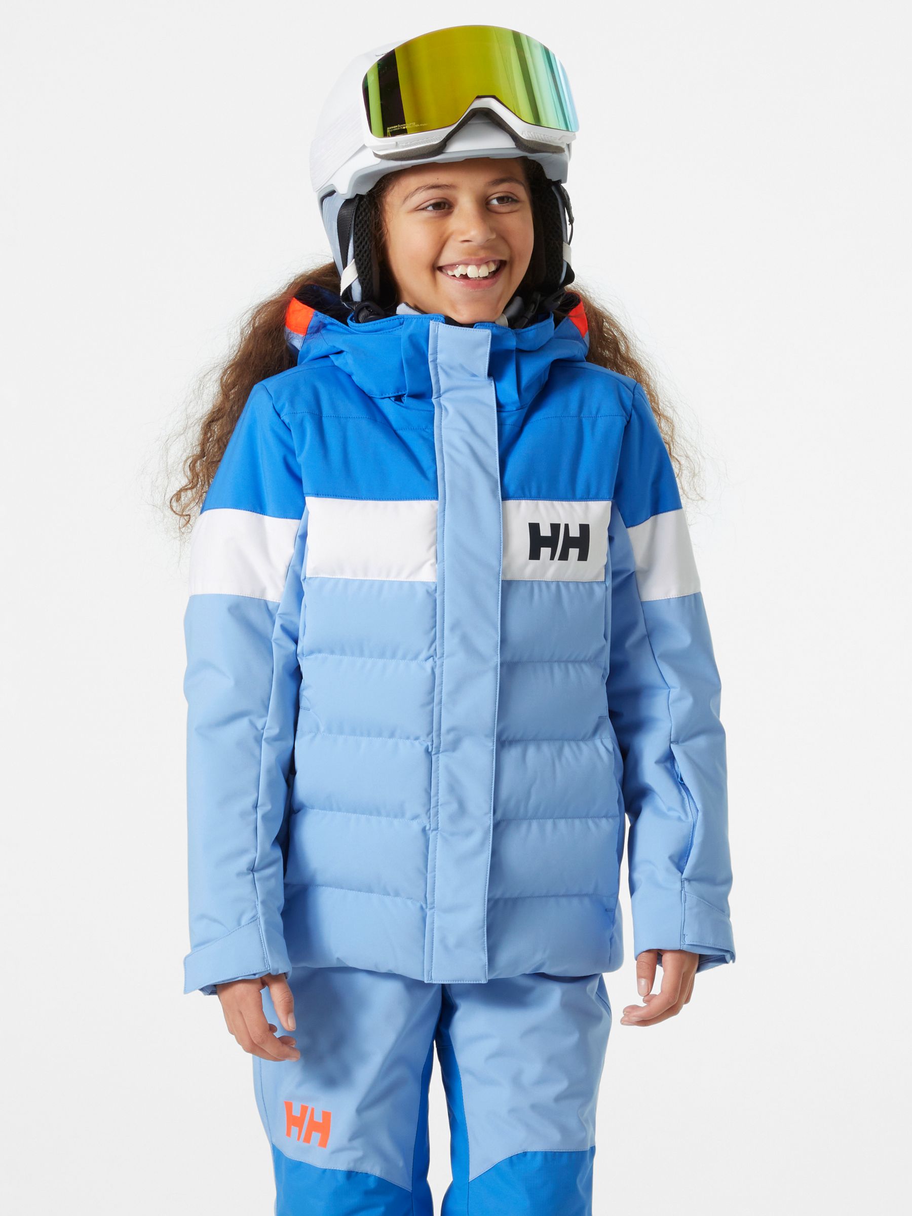 Helly Hansen Kids' Diamond Ski Coat, Bright Blue, 8 years