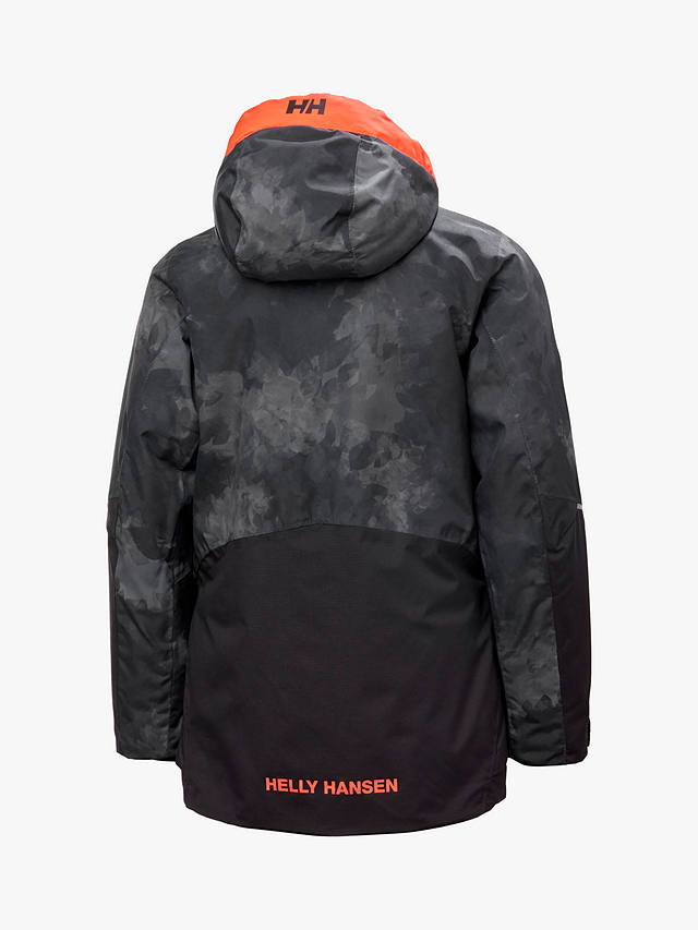Helly Hansen Kids' Stellar Quest Waterproof Hooded Ski Jacket, Black