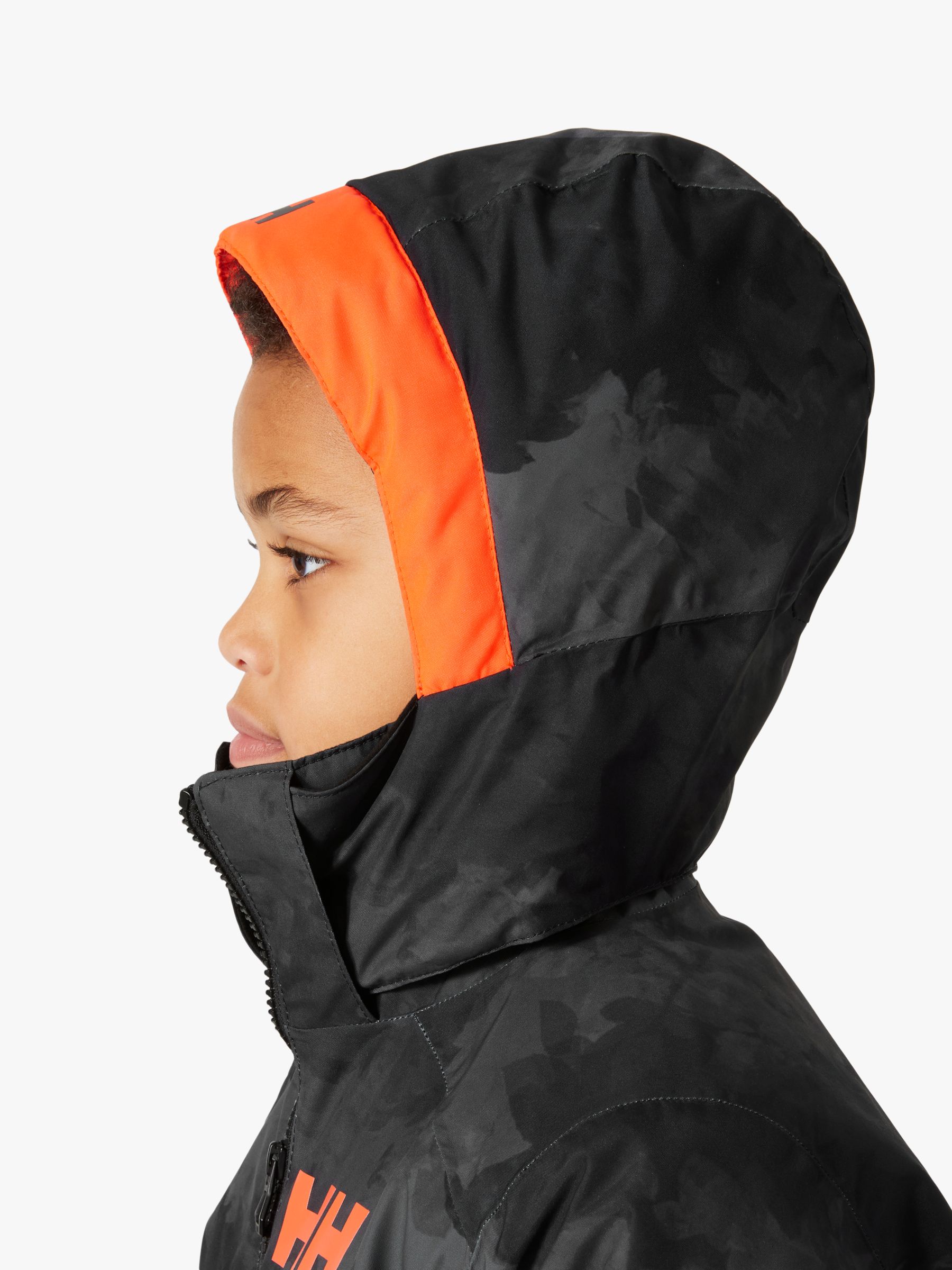 Buy Helly Hansen Kids' Stellar Quest Waterproof Hooded Ski Jacket, Black Online at johnlewis.com