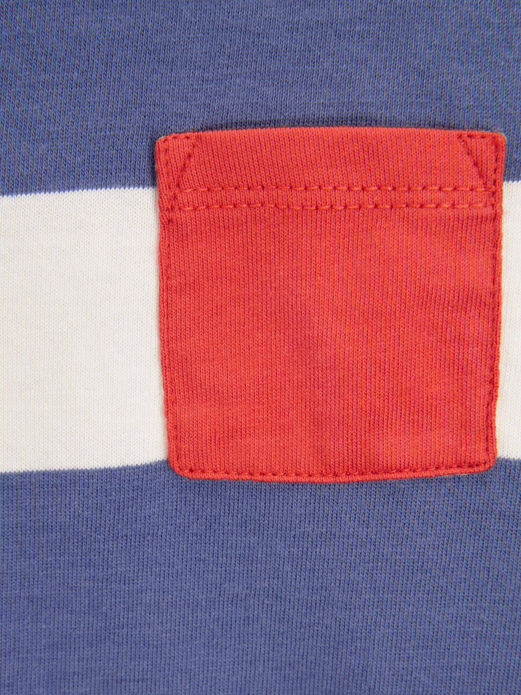 John Lewis ANYDAY Baby Stripe Contrast Pocket T-Shirt, Multi at John ...
