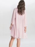 Gina Bacconi Hayley Embroidered Dress, Rose Pink, Rose Pink