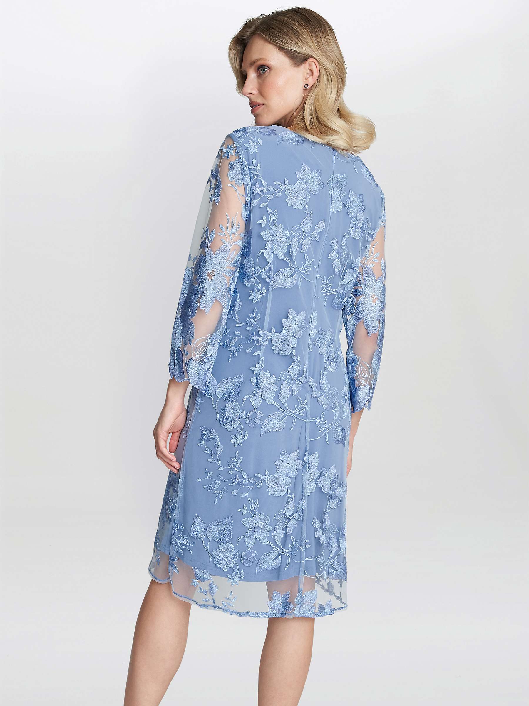Buy Gina Bacconi Savoy Embroidered Dress Online at johnlewis.com