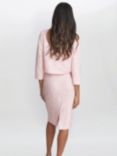 Gina Bacconi Kathy Jacquard Dress & Jacket, Pink