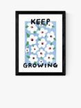 EAST END PRINTS Keren Parmley 'Keep Growing' Framed Print