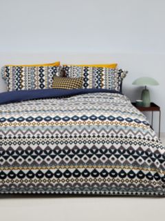 Margo Selby Double Weave Collection Lewes Double Duvet Cover Set, Multi