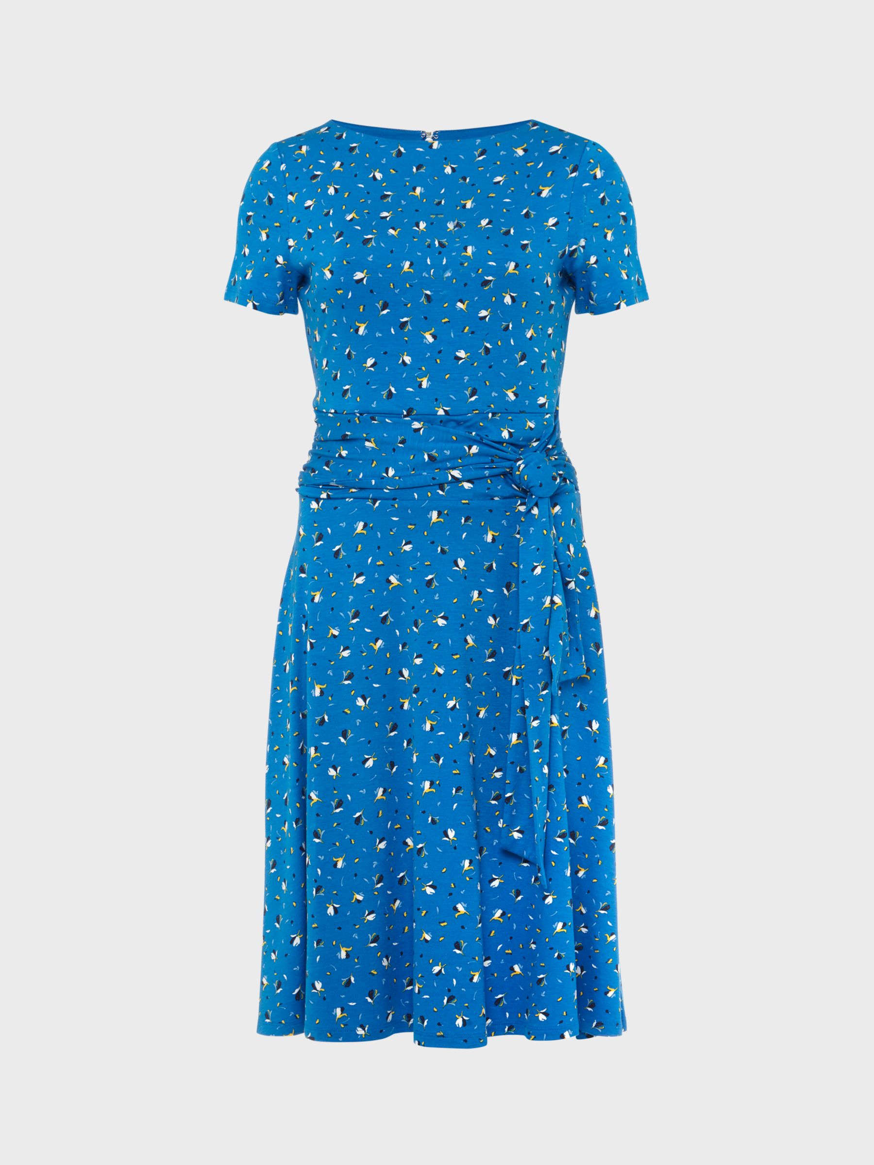 Hobbs Kimmy Abstract Print Dress, Imperial/Multi at John Lewis & Partners