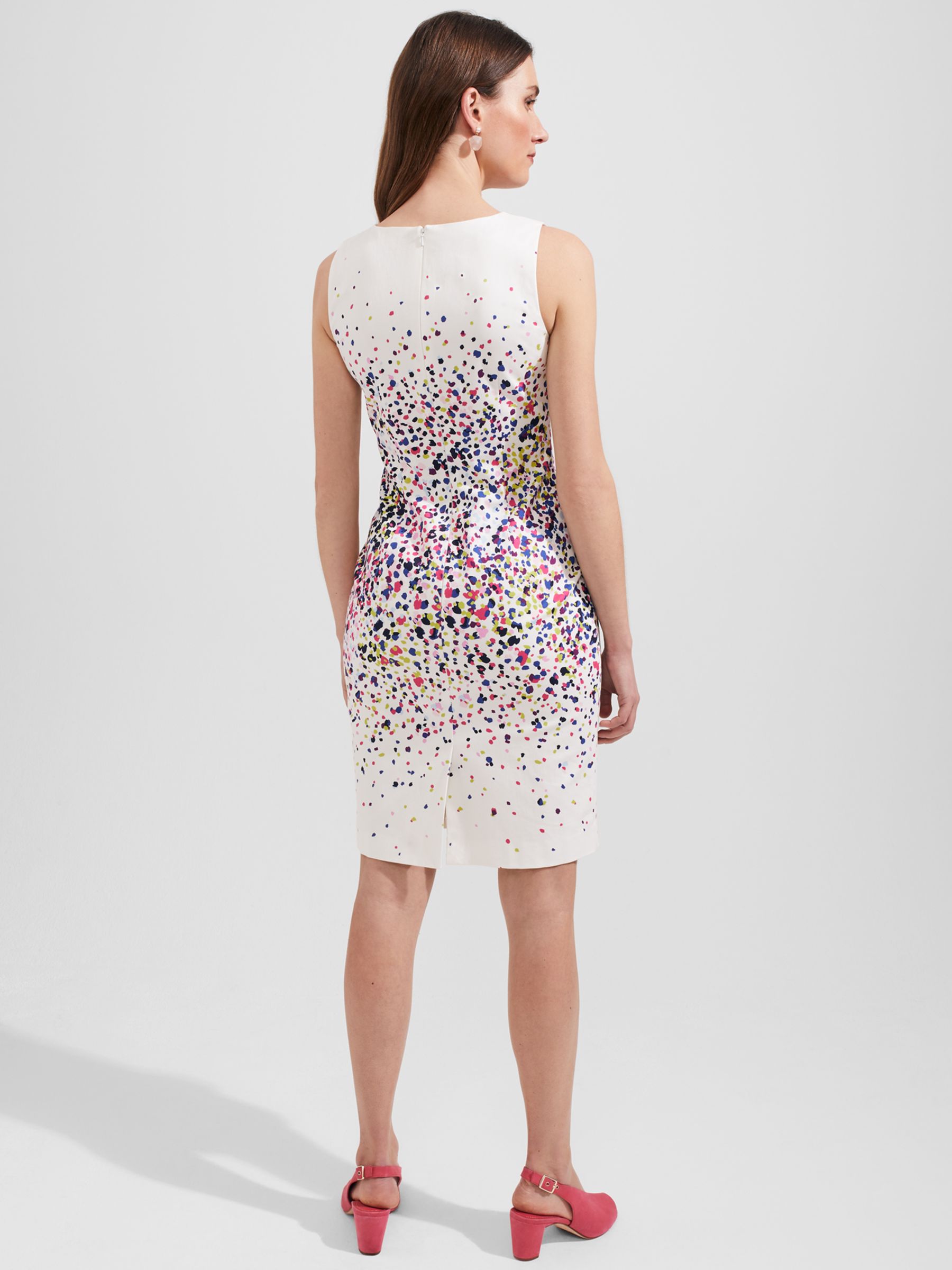Buy Hobbs Fiona Abstract Spot Mini Dress, Ivory/Multi Online at johnlewis.com