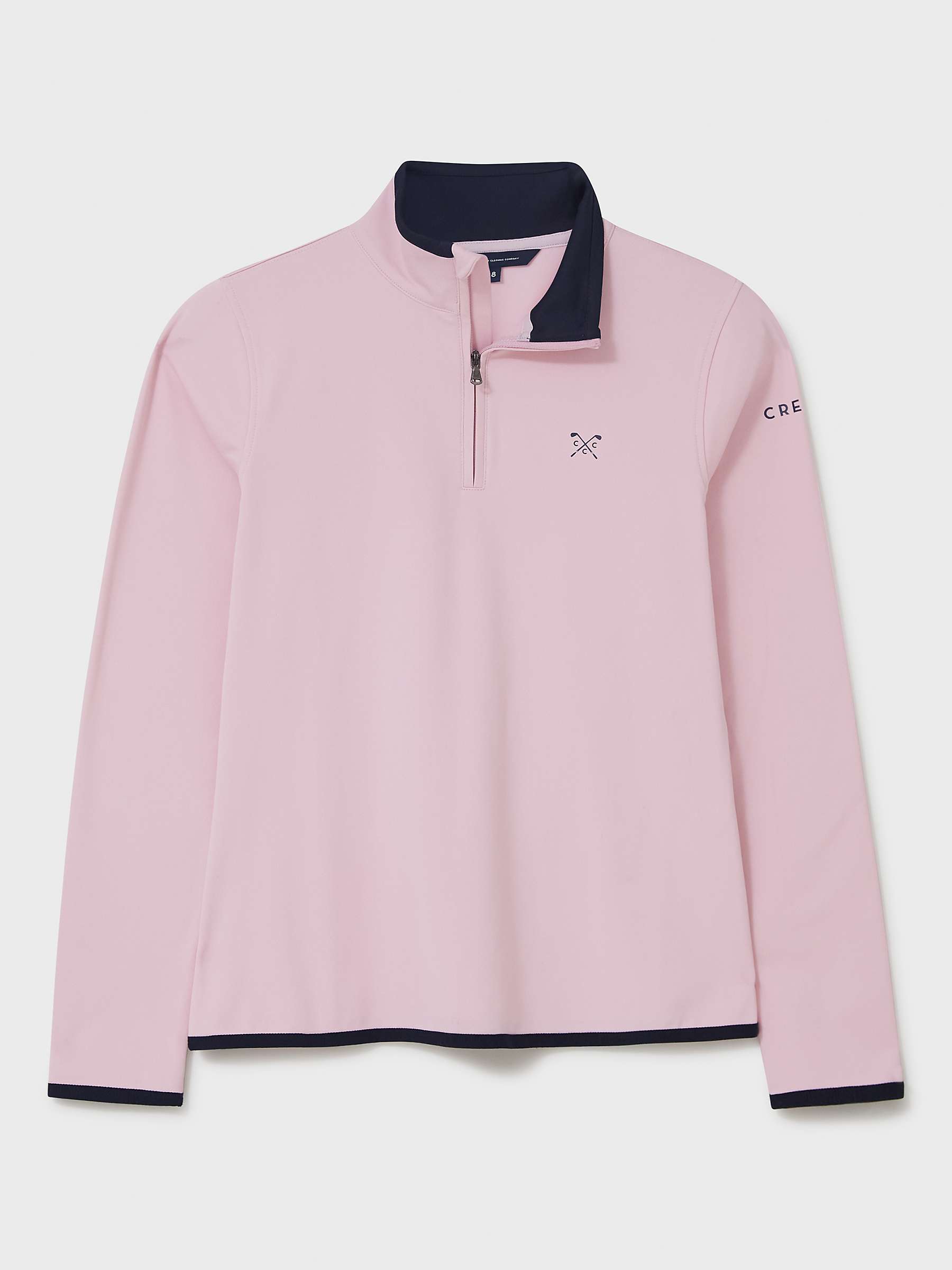 Buy Crew Clothing Core Half Zip Golf Jumper Online at johnlewis.com