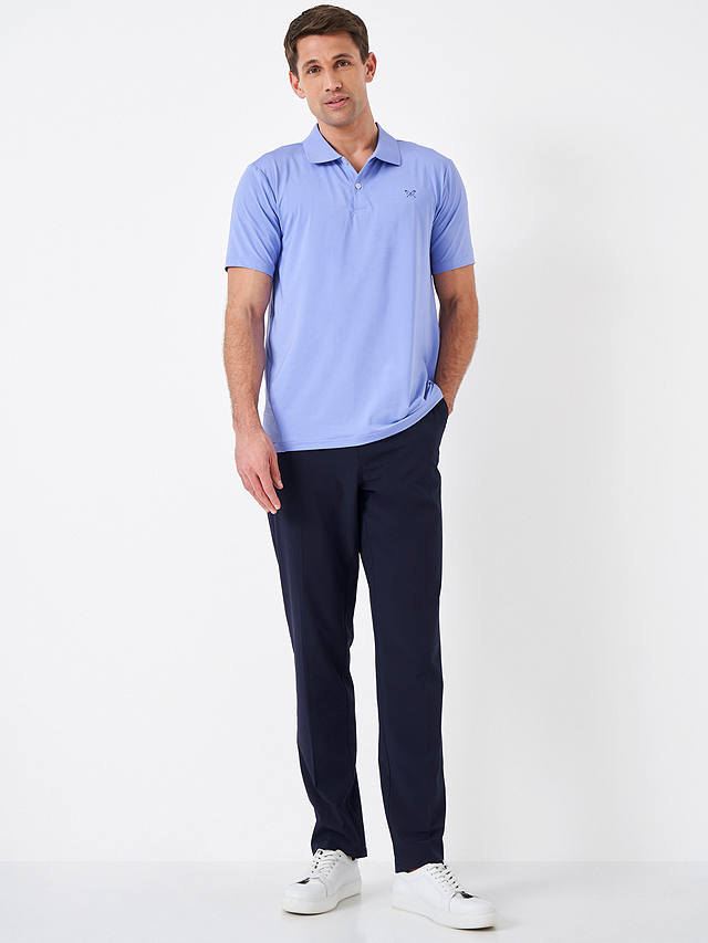 Crew Clothing Straight Fit Golf Chinos, Navy Blue