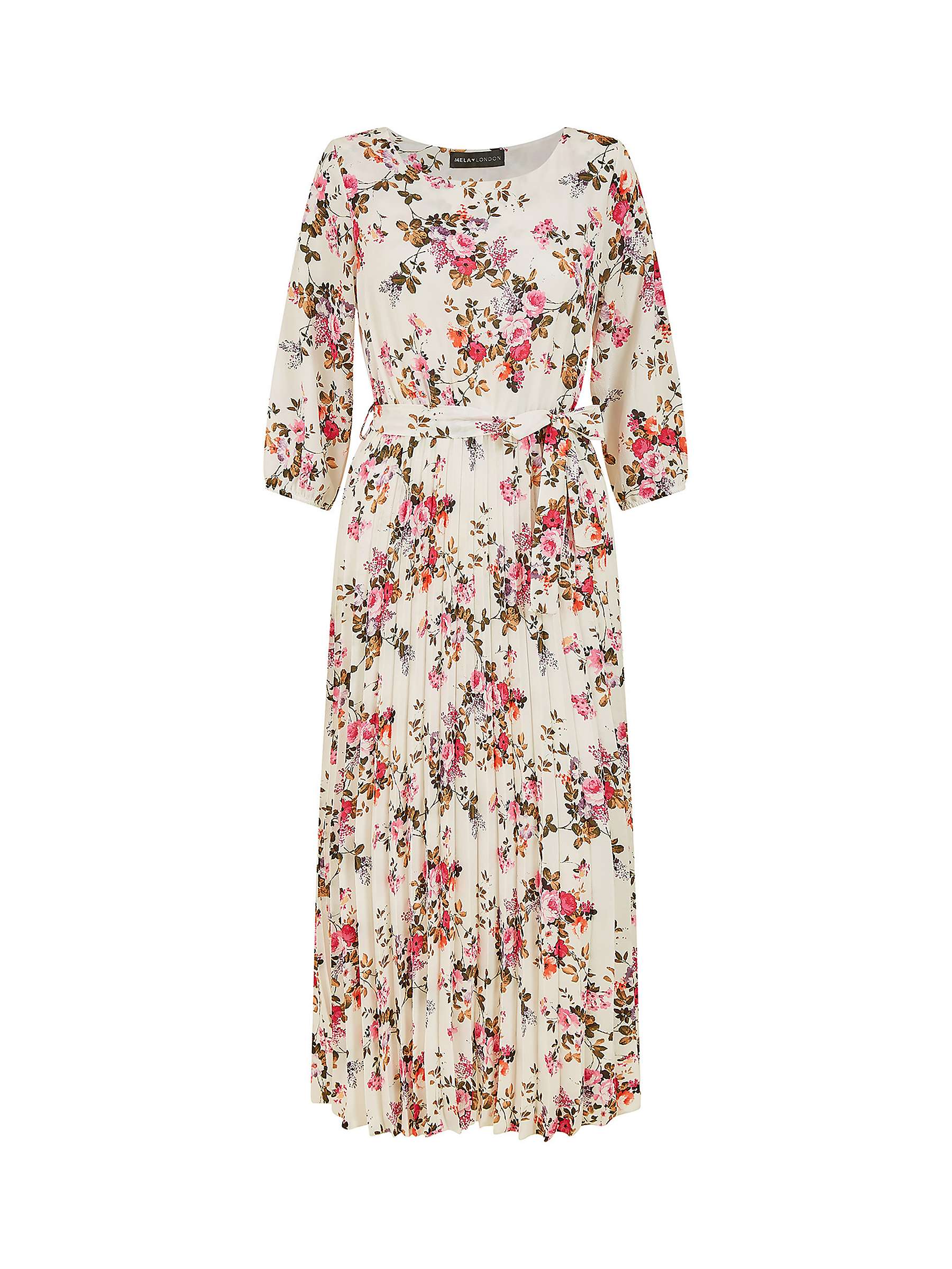 Buy Yumi Floral Print Pleated Dress Online at johnlewis.com
