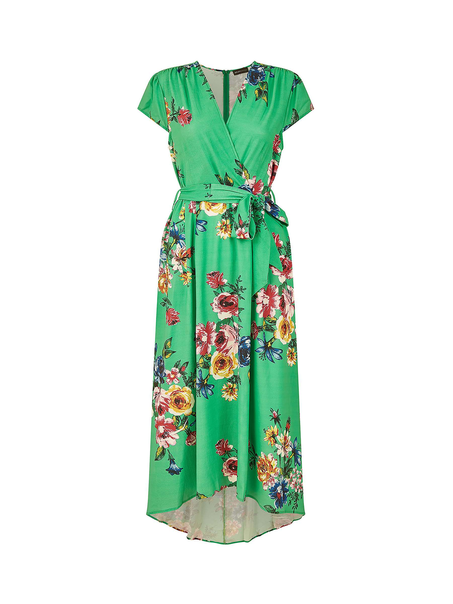 Buy Mela London Floral Print Wrap Midi Dress Online at johnlewis.com