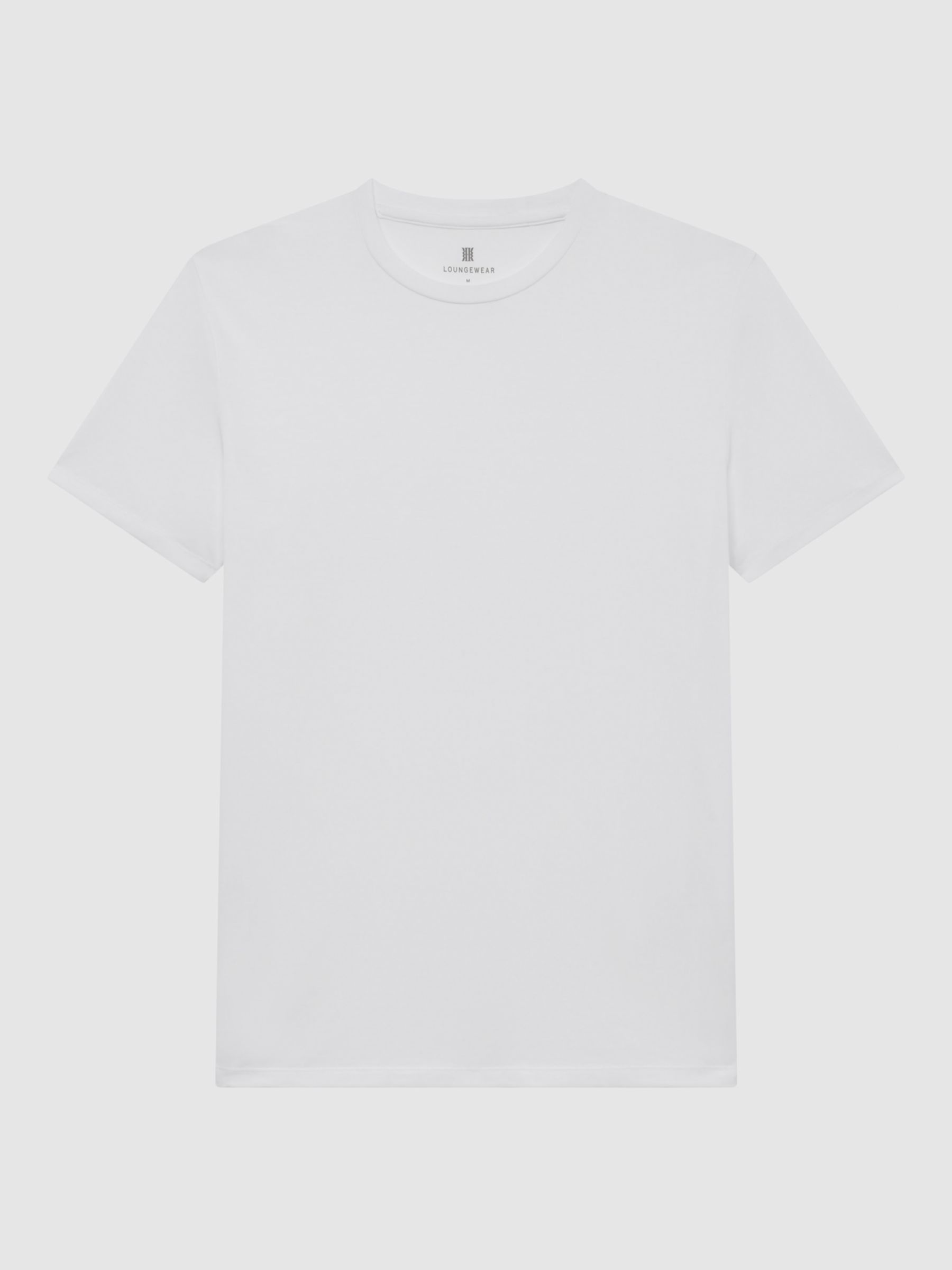 Reiss Aspen Mercersized Crew Neck Top, White