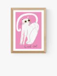 EAST END PRINTS Keren Parmley 'Cool Cat' Framed Print