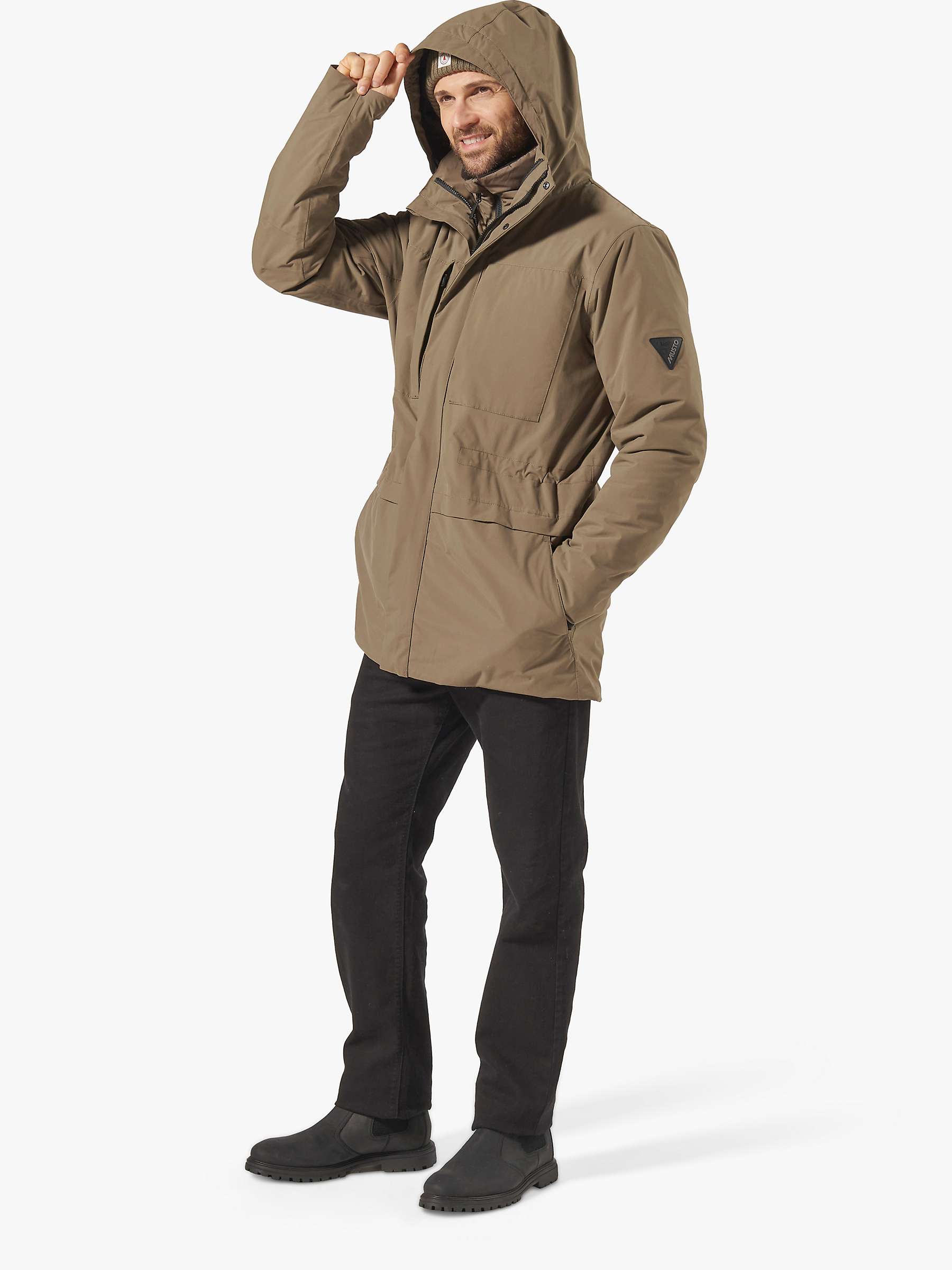 Buy Musto Marina 2 Layer Recycled Polyester Jacket, Green Online at johnlewis.com
