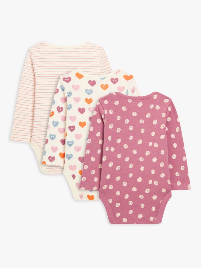 Carter's Baby Girls 4-Pk. Printed Long-Sleeve Bodysuits