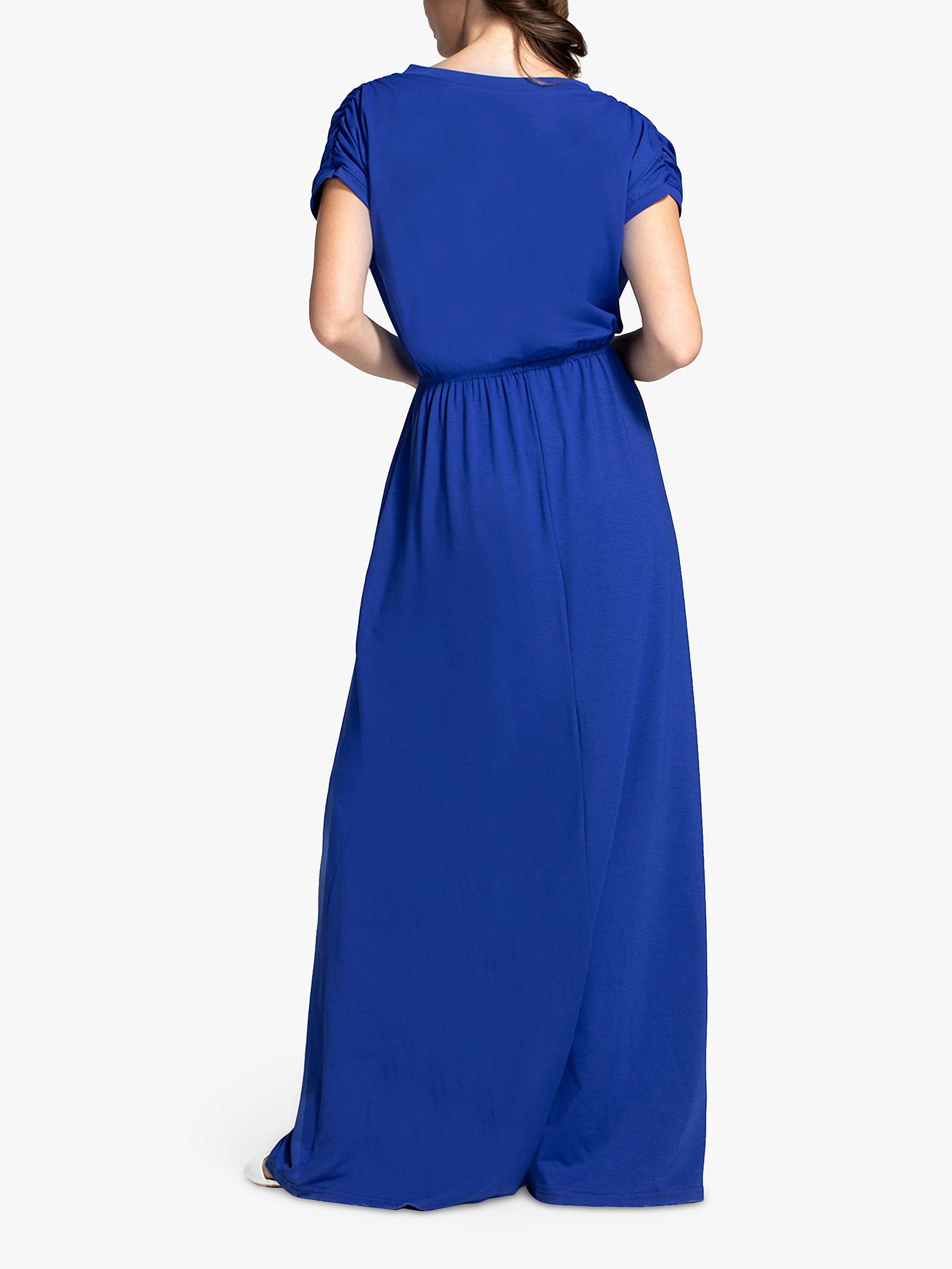 Buy Hotsquash Wrap Maxi Dress, Royal Blue Online at johnlewis.com