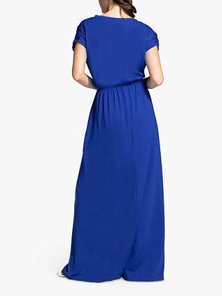 Hotsquash Wrap Maxi Dress, Royal Blue