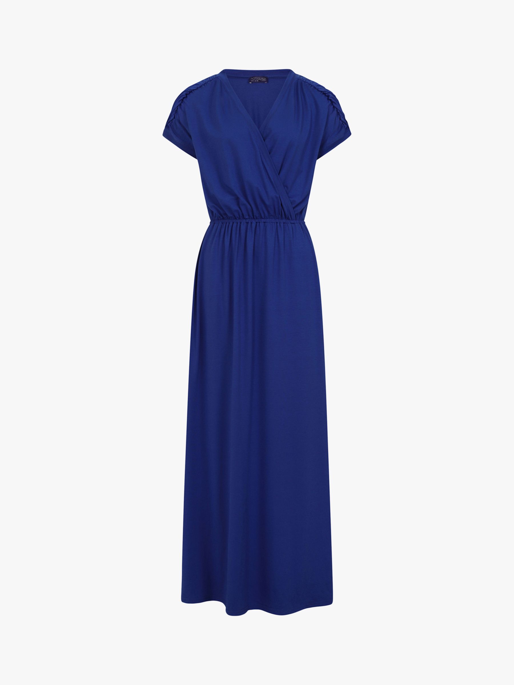 Hotsquash Wrap Maxi Dress, Royal Blue, 8