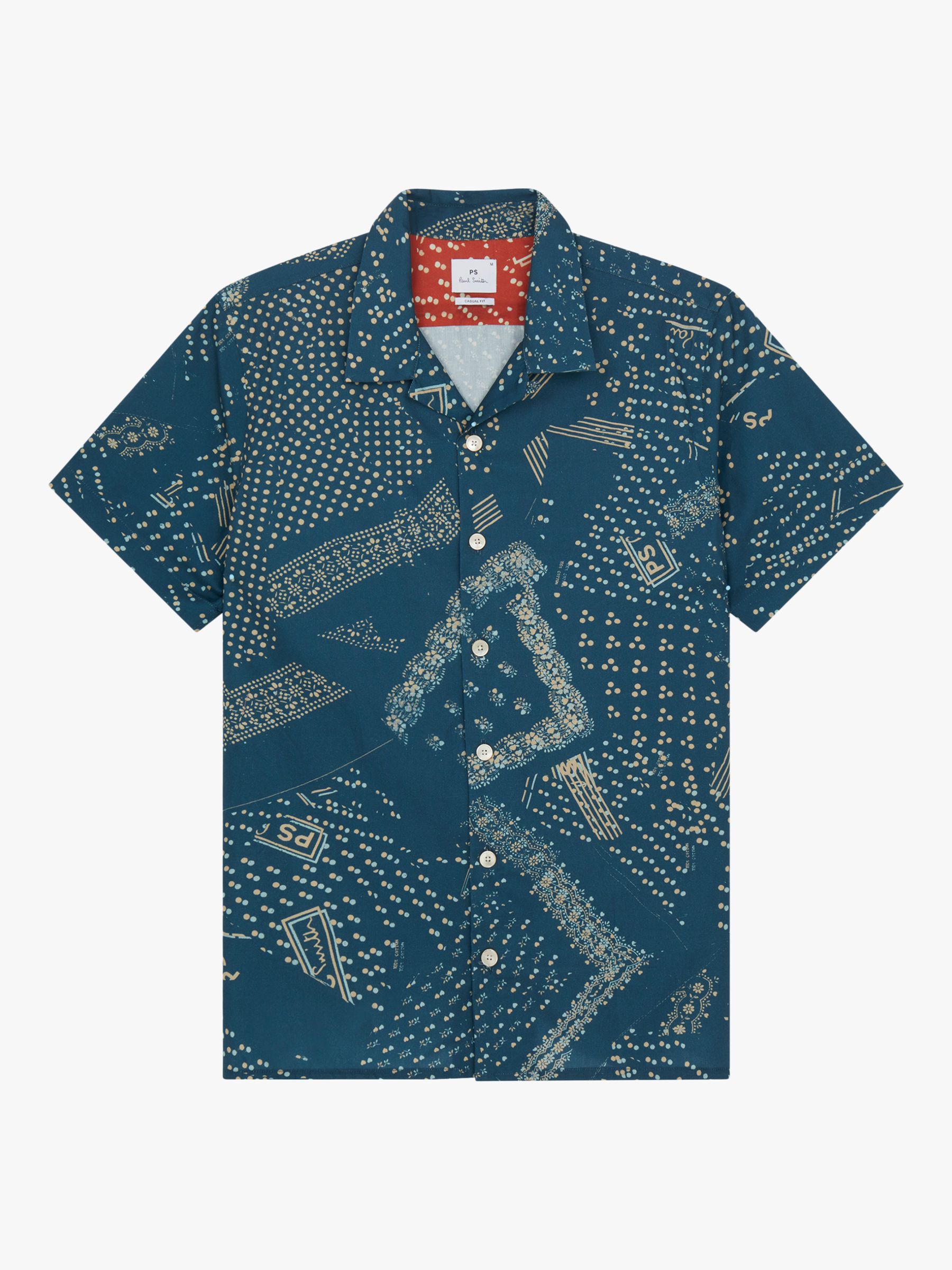 PS Paul Smith Bandana Print Short-Sleeve Shirt
