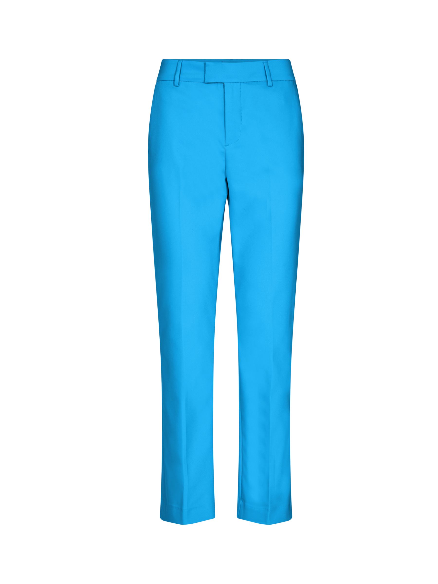 MOS MOSH Ellen Regular Fit Tailored Trousers, Blue Aster