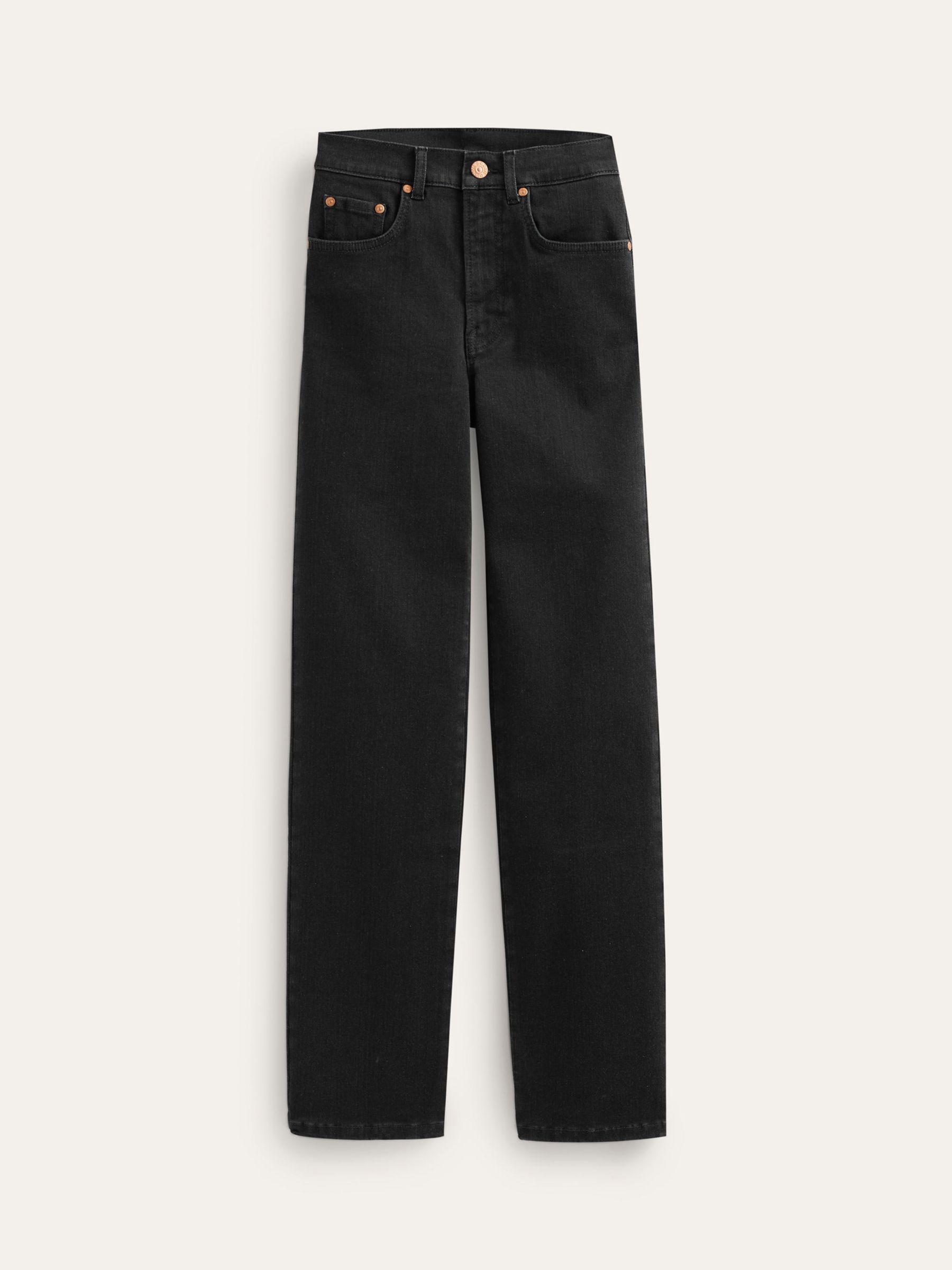 Boden Mid Rise Cigarette Jeans, Black, W27/L32