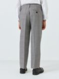 John Lewis Heirloom Collection Kids' Check Trousers, Grey