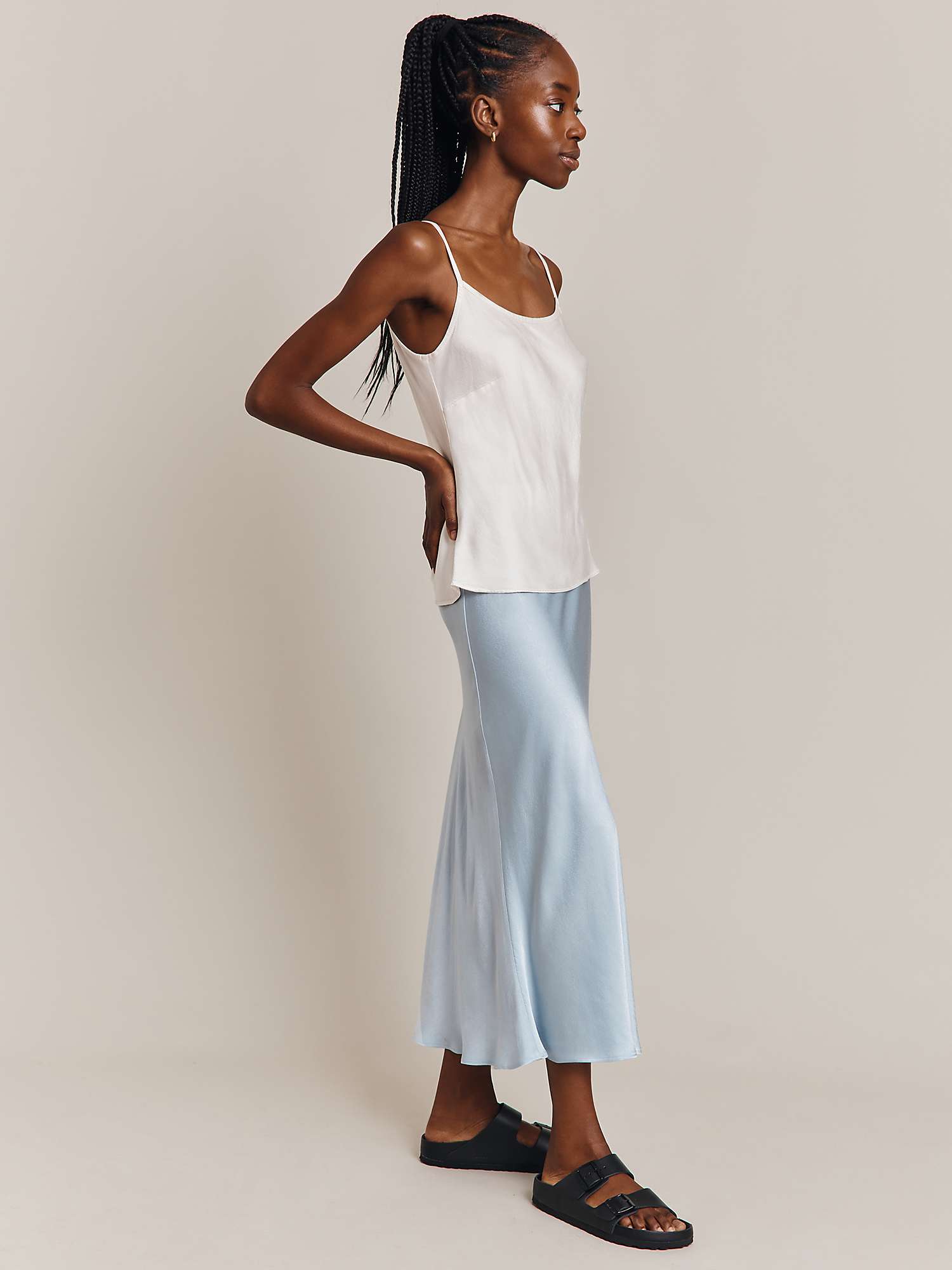 Buy Ghost Jana Satin Camisole Top Online at johnlewis.com