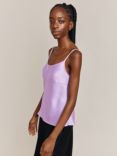 Ghost Jana Satin Camisole Top, Lilac