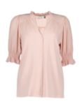 Baukjen Noa Ruffle Collar Blouse, Powder Pink