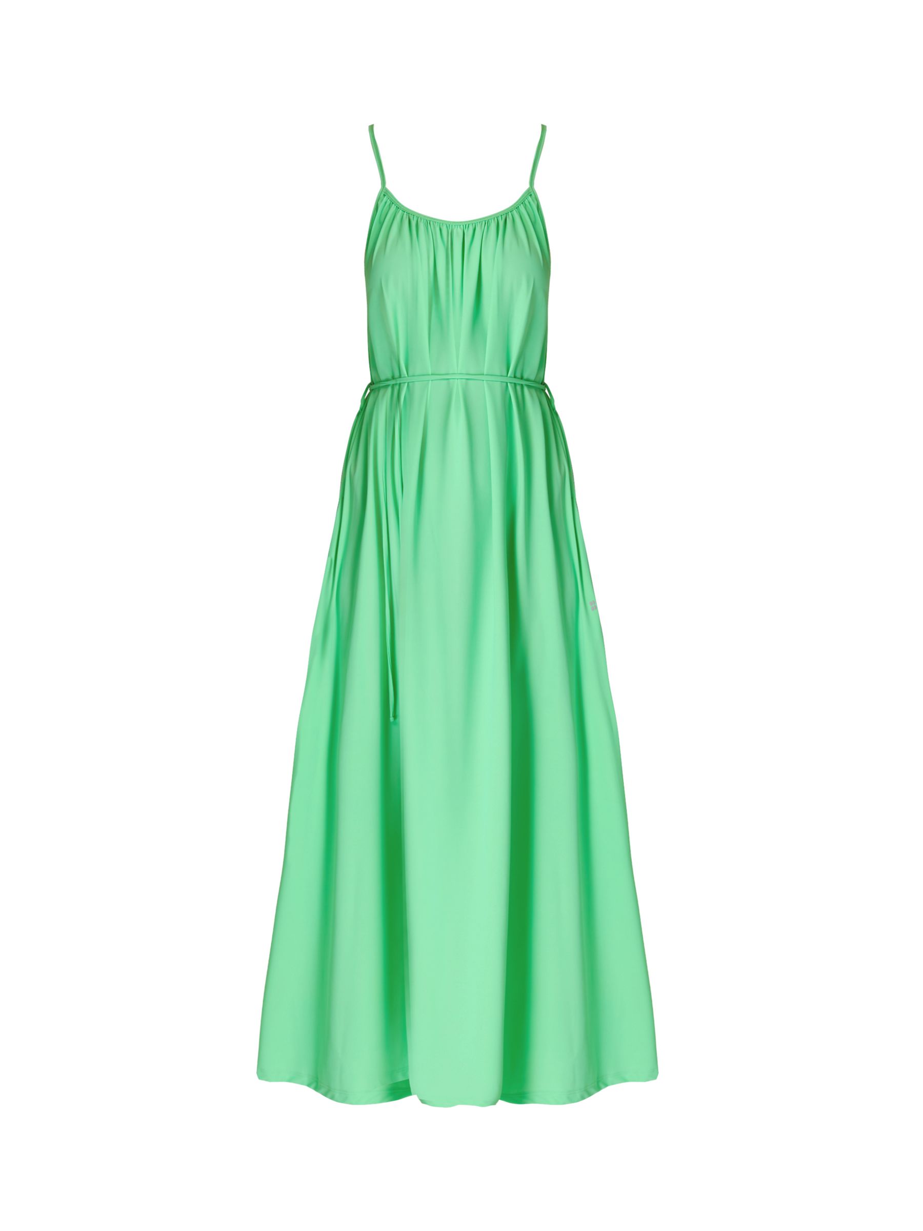 Sweaty Betty Explore Strappy Summer Dress, Radiate Green at John Lewis ...