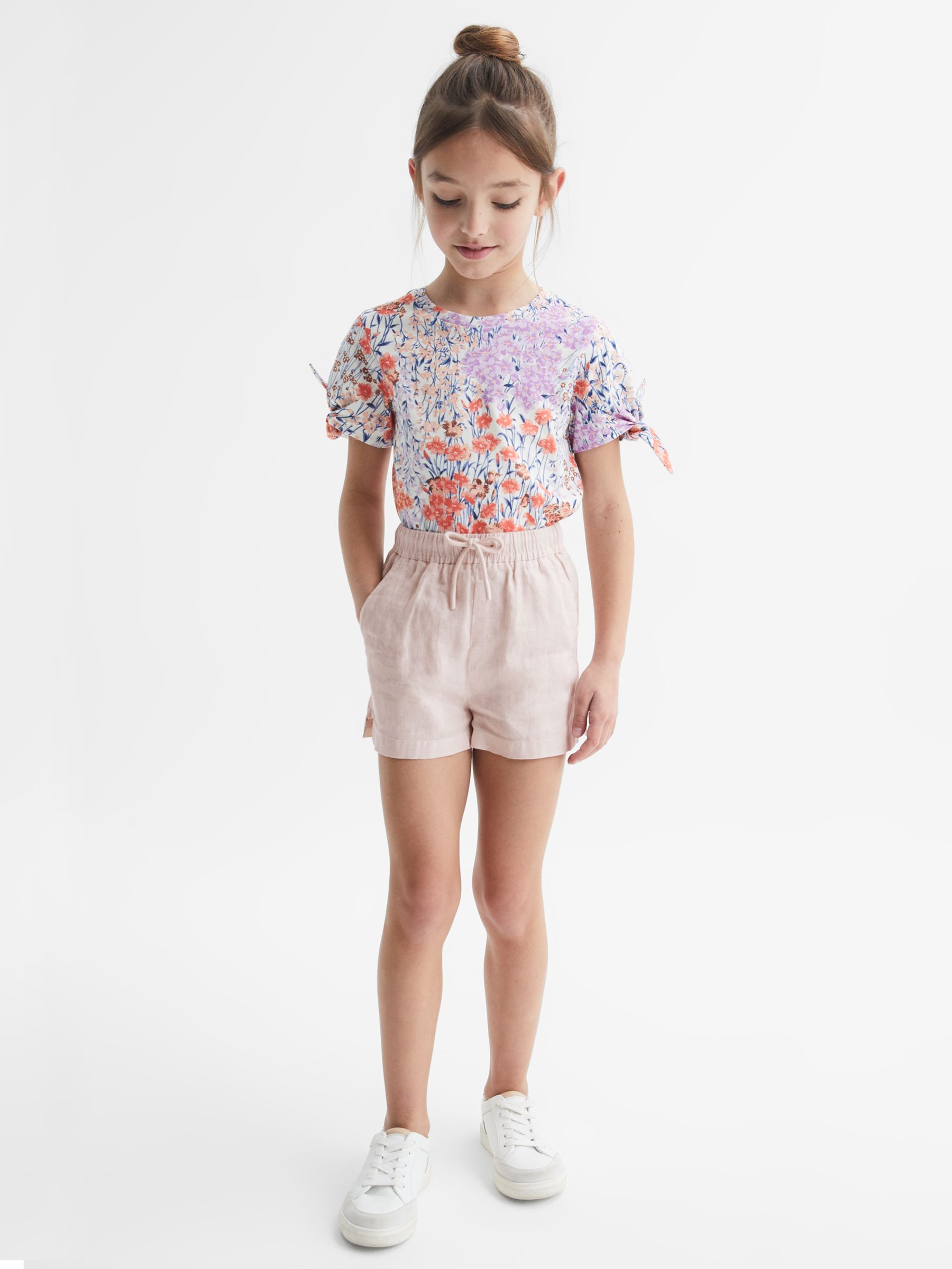 Reiss Kids' Cleo Linen Shorts