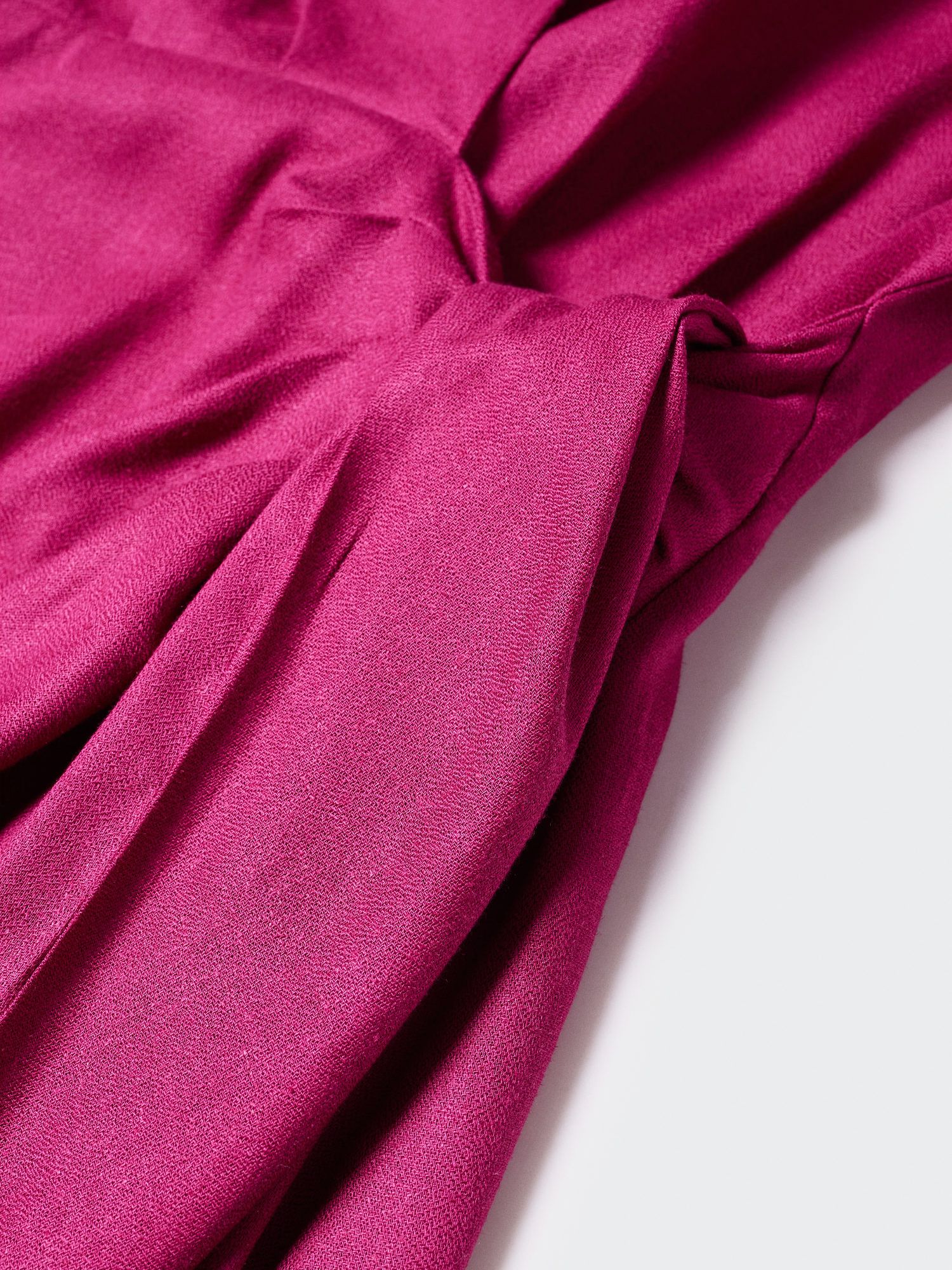 Buy Mango Rustik Draped Linen Blend Wrap Dress Online at johnlewis.com