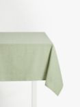 John Lewis Semi Plain Woven Cotton Tablecloth