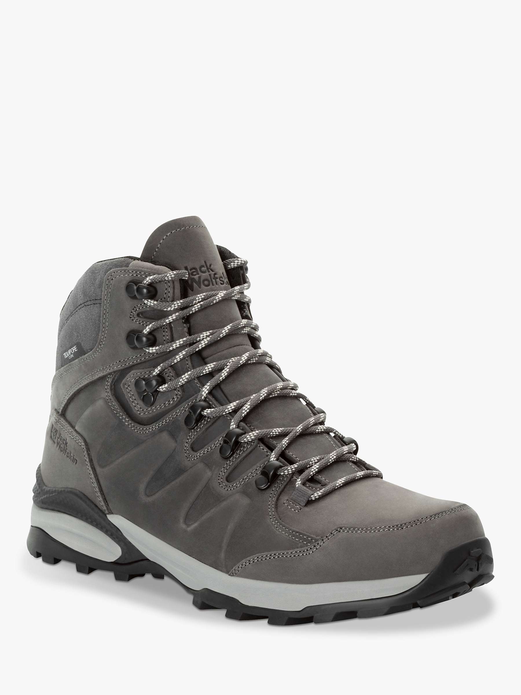 Buy Jack Wolfskin Refugio Prime Texapore Mid Men's Walking Shoes, Slate Grey Online at johnlewis.com
