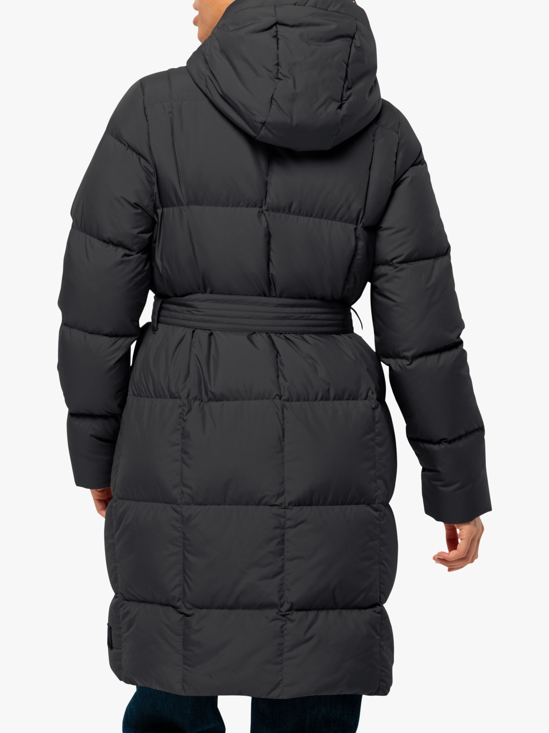 Buy Jack Wolfskin Frozen Lake Down Coat, Black Online at johnlewis.com