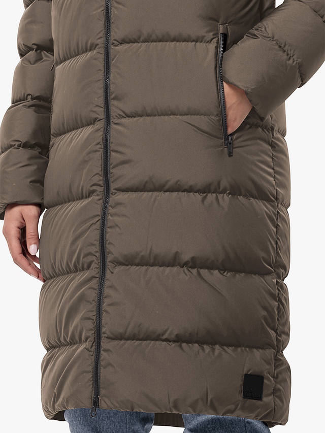 Jack Wolfskin Frozen Palace Down Coat, Cold Coffee