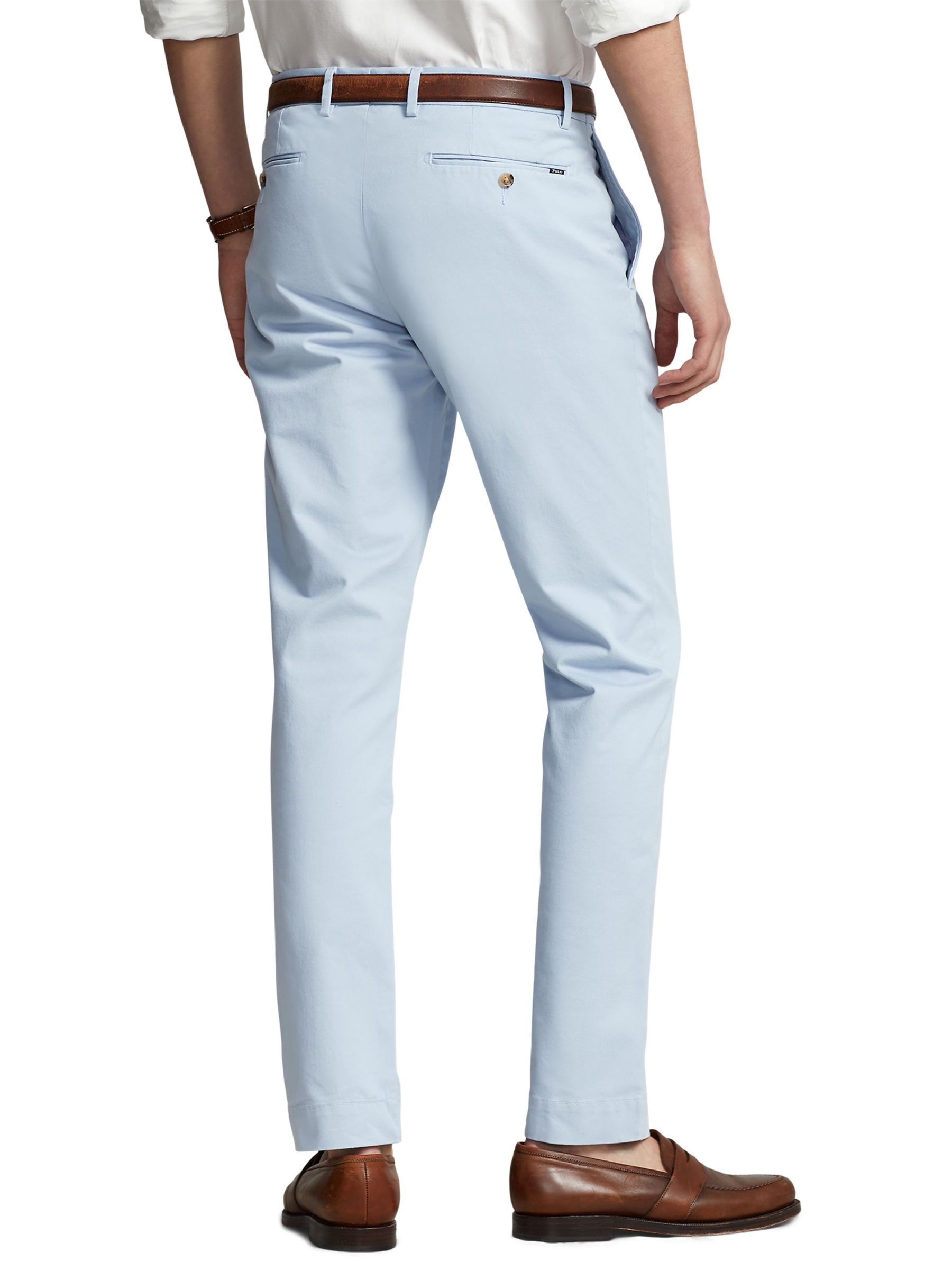 Buy Polo Ralph Lauren Stretch Slim Fit Flat Front Trousers Online at johnlewis.com