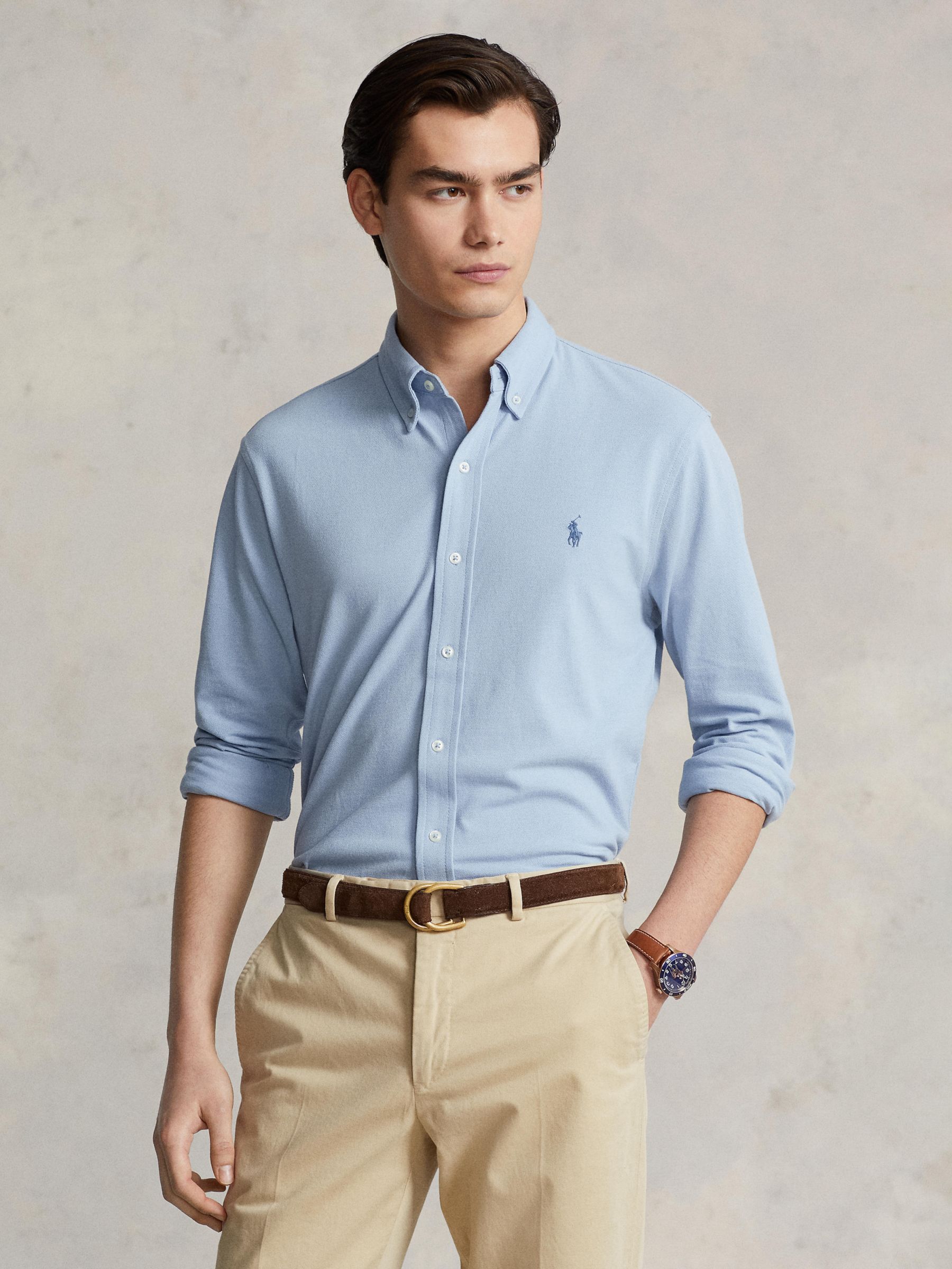 Polo Ralph Lauren Long Sleeve Shirt, Estate Blue, S